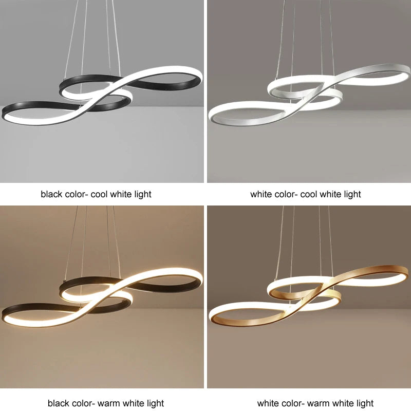 Ludengchaoshi Modern Kitchen Island Pendant Lights Dimmable