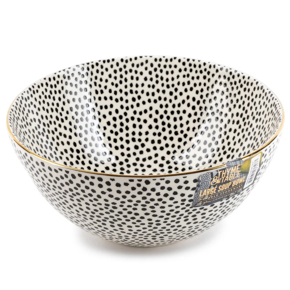 Stoneware Bowl Ceramic Serving Dish Microwave And Dishwasher Safe
