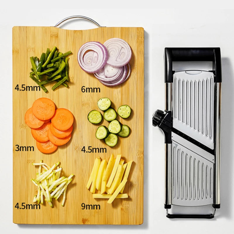 OMESER W1027 Adjustable Stainless Steel Vegetable Slicer Chopper