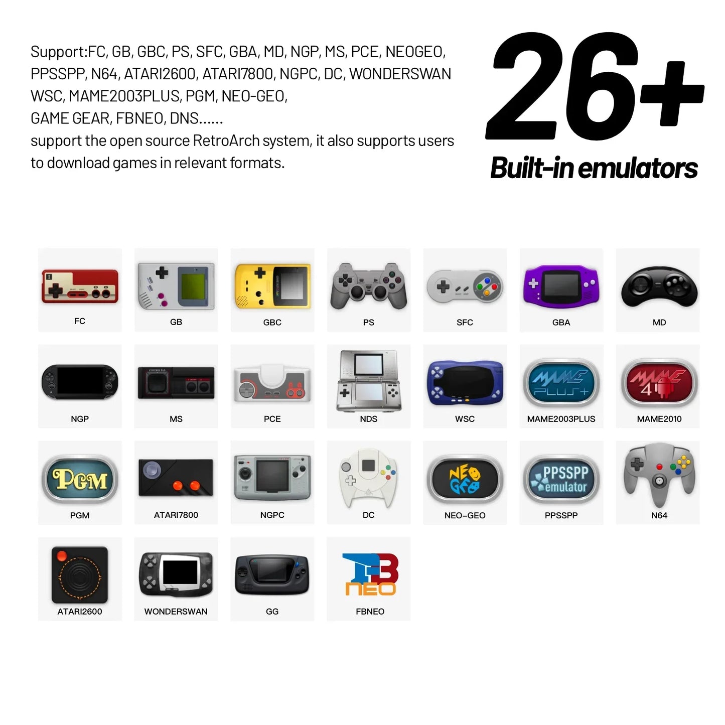 TRIMUIC Smart Pro Handheld Game Console With IPS Screen Linux