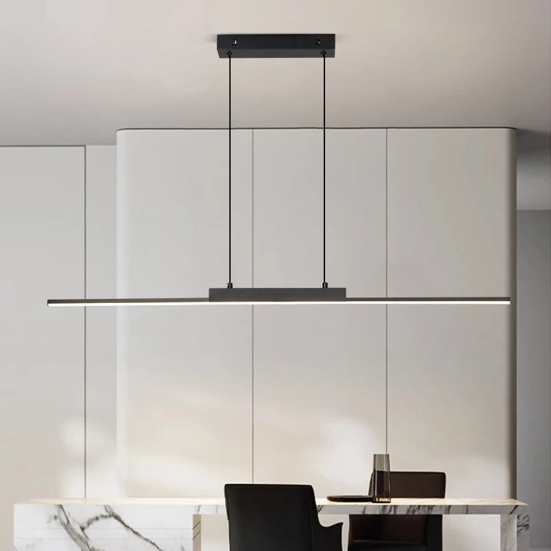FRPY Modern Pendant Lights For Dining Room Kitchen Long Chandelier