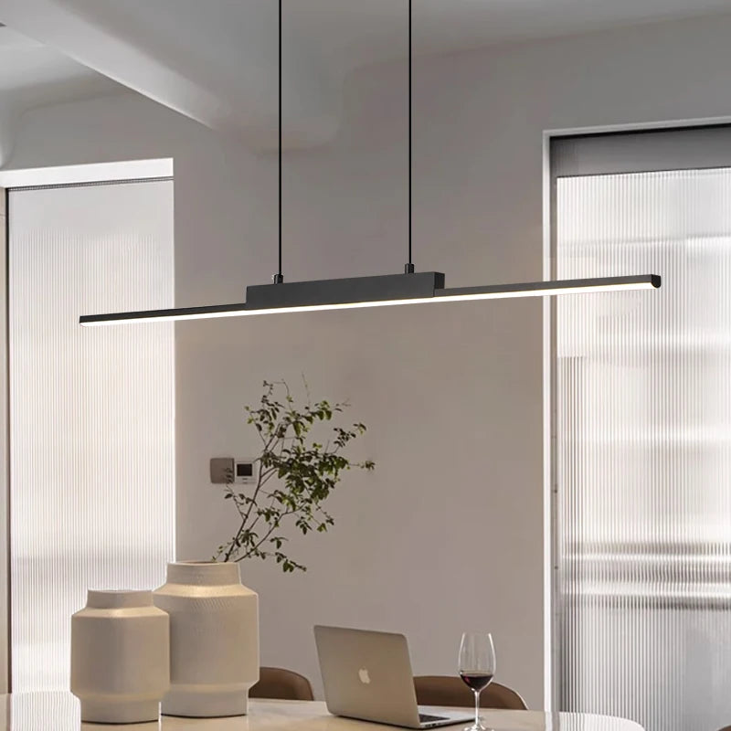 FRPY Modern Pendant Lights For Dining Room Kitchen Long Chandelier