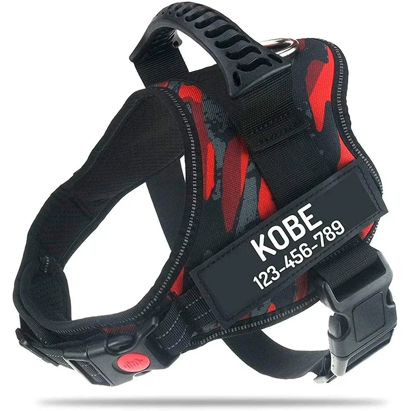 Zhejiang No Pull Dog Harness With Custom Name And Phone