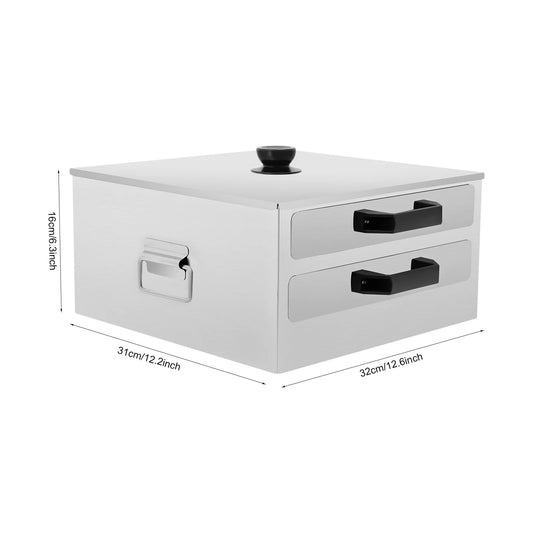 Stainless Steel Double Layer Food Steamer For Rice Noodle Rolls