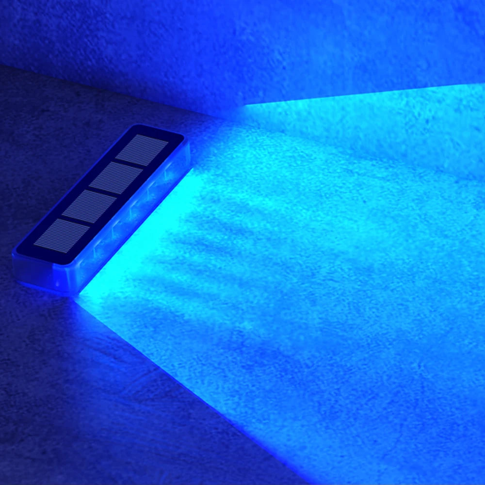 Outdoor Solar Deck Lights LED IP68 Waterproof Auto On Off Driveway Lighting
