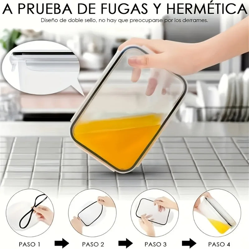Hign-concerned BPA Free 24 Containers Food Storage Set With Lids