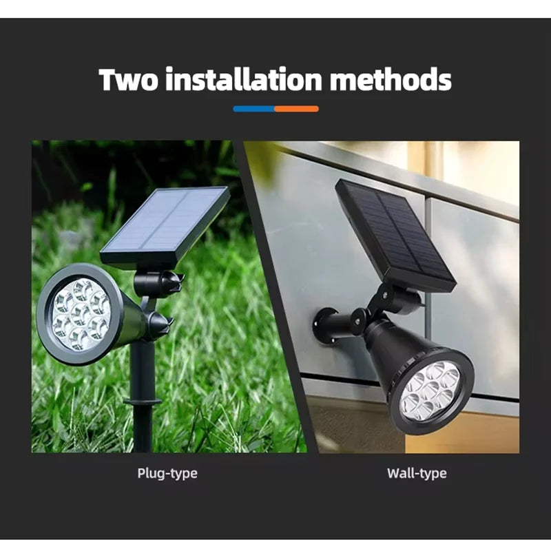 Solar LED Landscape Spotlight For Pathway Outdoor Decor