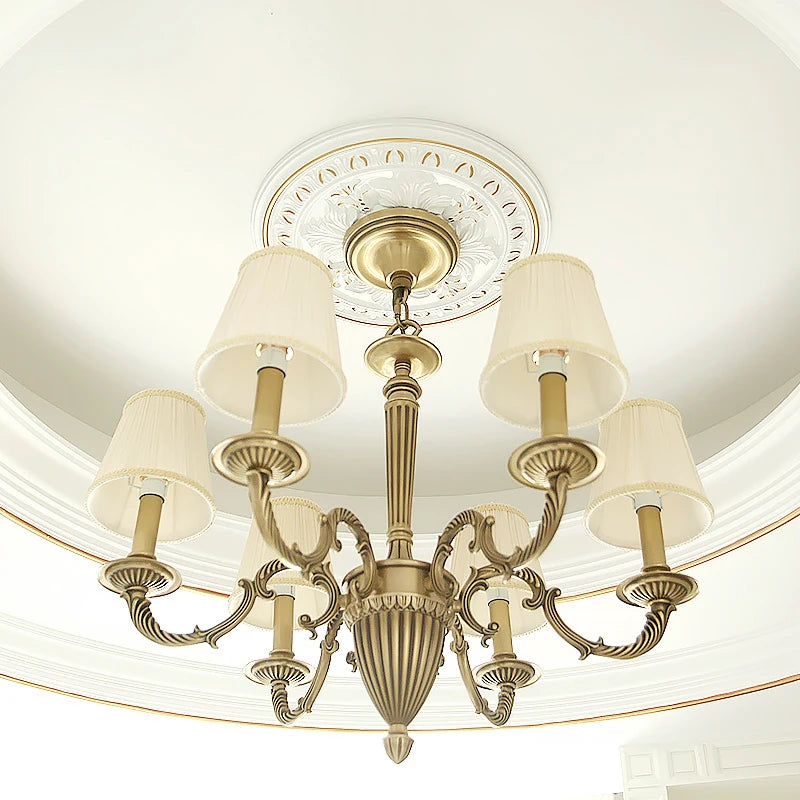 DXLYMYUC Retro European Style ABS Round Light Plate Wall Ceiling Sticker
