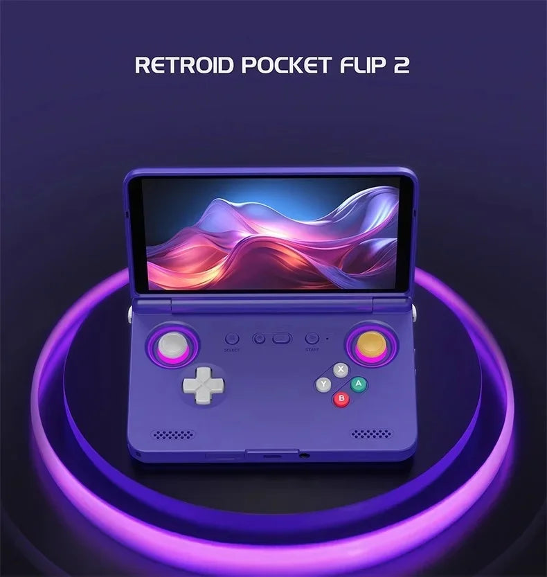 Retroid Pocket Flip2 Handheld Game Console Android PSP PS2