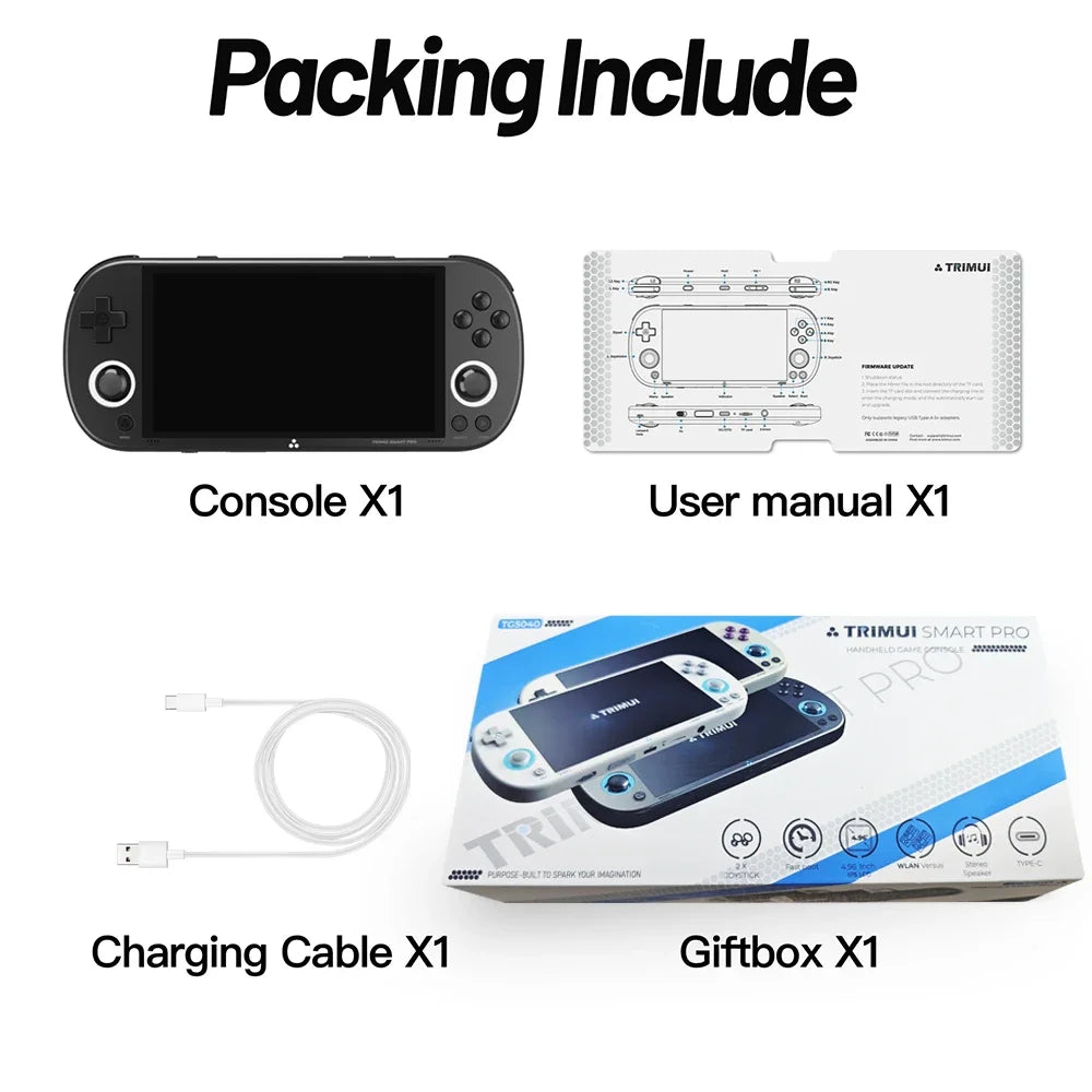 TRIMUIC Smart Pro Handheld Game Console With IPS Screen Linux