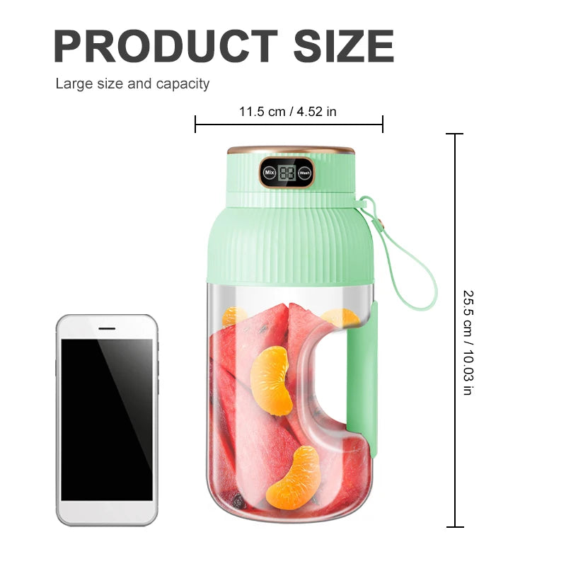Portable USB Charging Juicer Blender Cup For Fruits And Smoothies