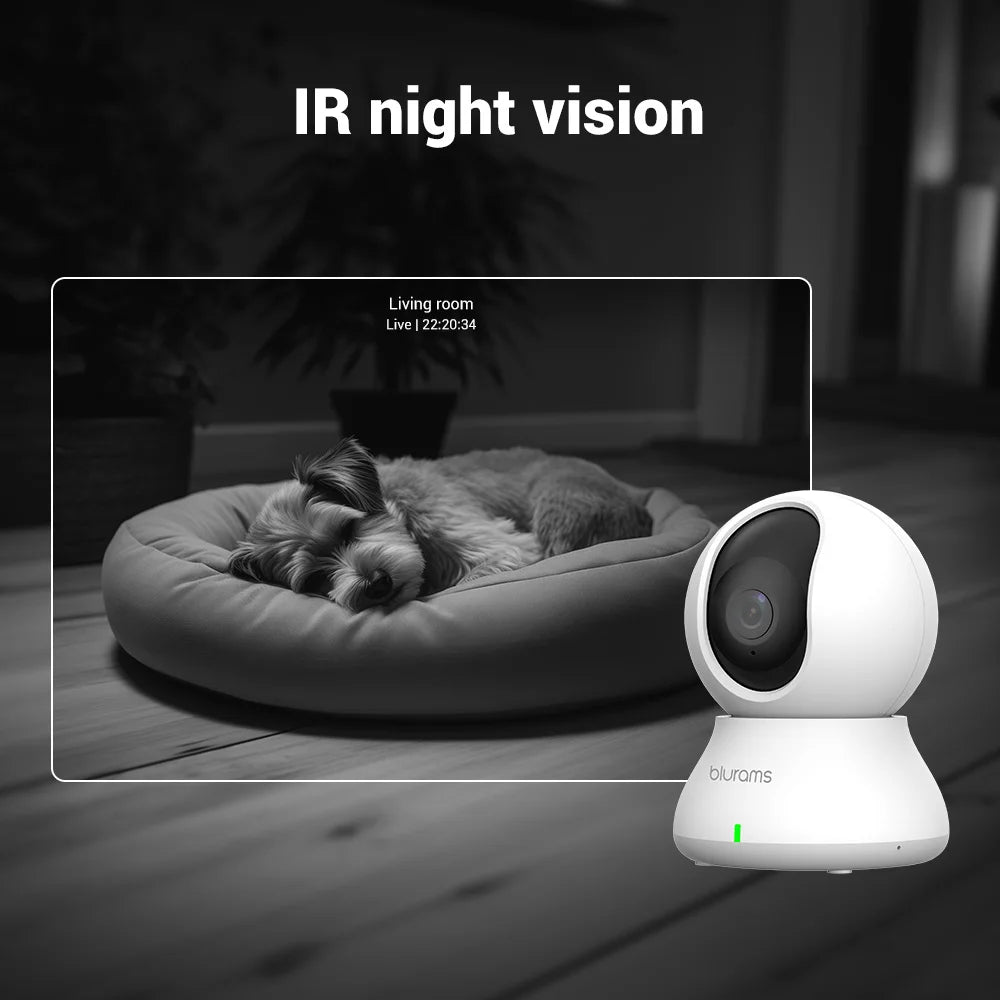 BoyKeep 2K Indoor Camera 360 PTZ With Phone App For Home Security