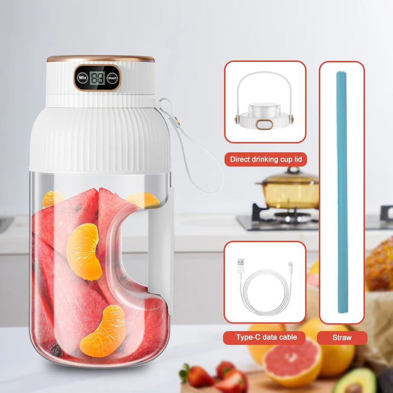 Portable USB Charging Juicer Blender Cup For Fruits And Smoothies