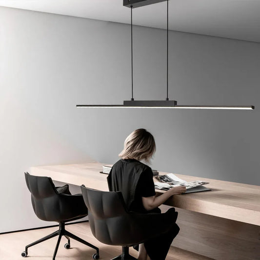 CETANT LED Pendant Lamp Modern Minimalist Stripe Ceiling Light