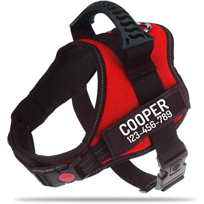Zhejiang No Pull Dog Harness With Custom Name And Phone
