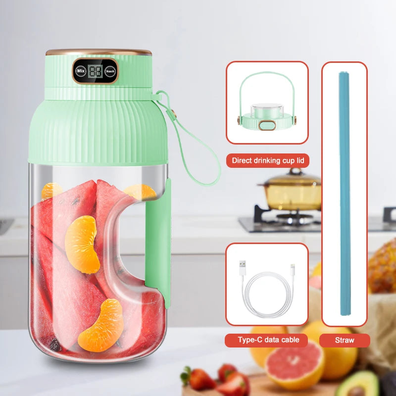 Portable USB Charging Juicer Blender Cup For Fruits And Smoothies