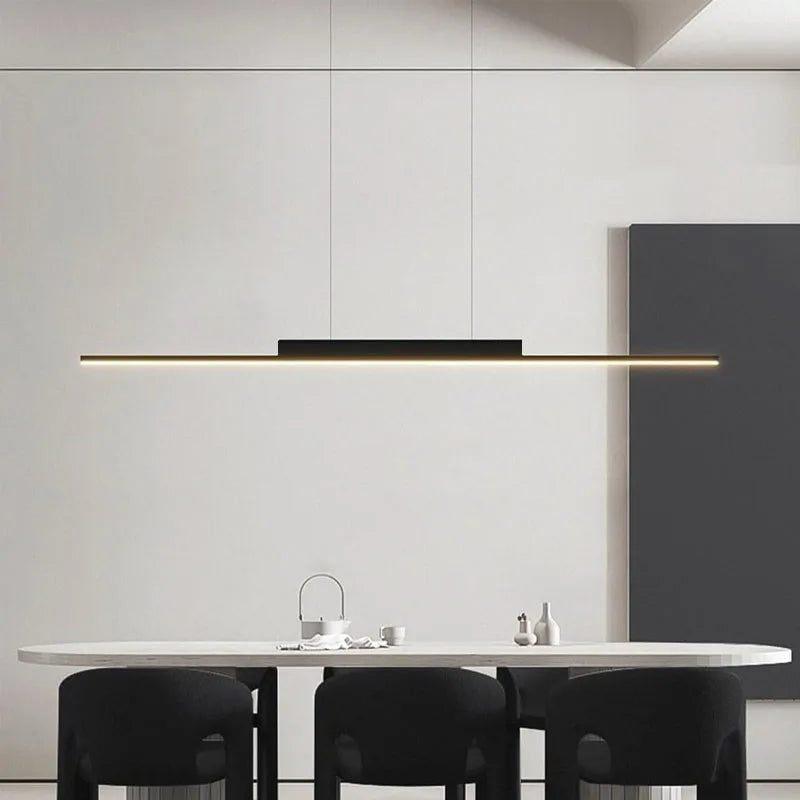 CETANT LED Pendant Lamp Modern Minimalist Stripe Ceiling Light