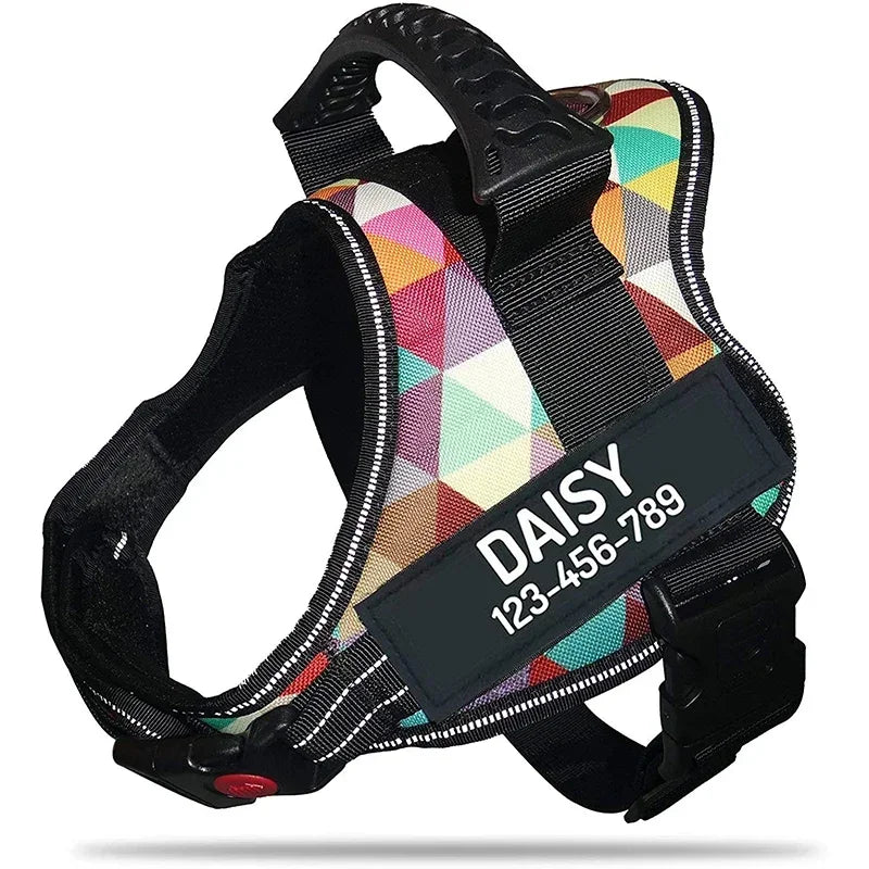 Zhejiang No Pull Dog Harness With Custom Name And Phone