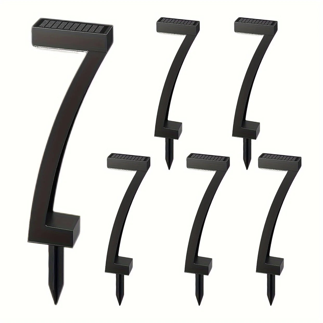 KPSTEK 6Pack Solar Pathway Lights Outdoor LED Auto On Off