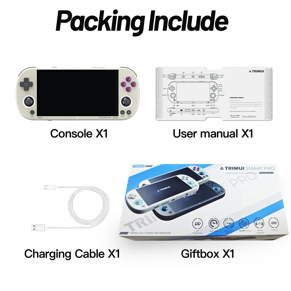 TRIMUIC Smart Pro Handheld Game Console With IPS Screen Linux