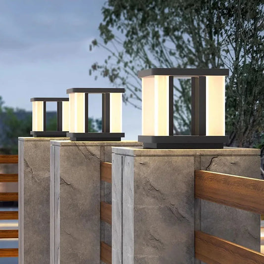 Dfiolk Outdoor Solar IP65 LED Lawn Light For Pillar Fence Posts