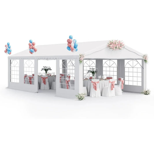 Heavy Duty Outdoor Party Tent With Removable Sidewall